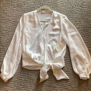 NWT White Altar’d State tie shirt
